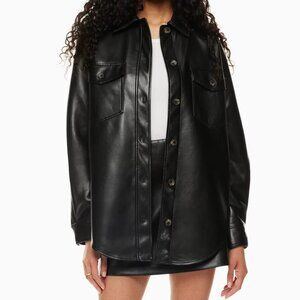Aritzia Wilfred Ganna Leather Jacket (XS)